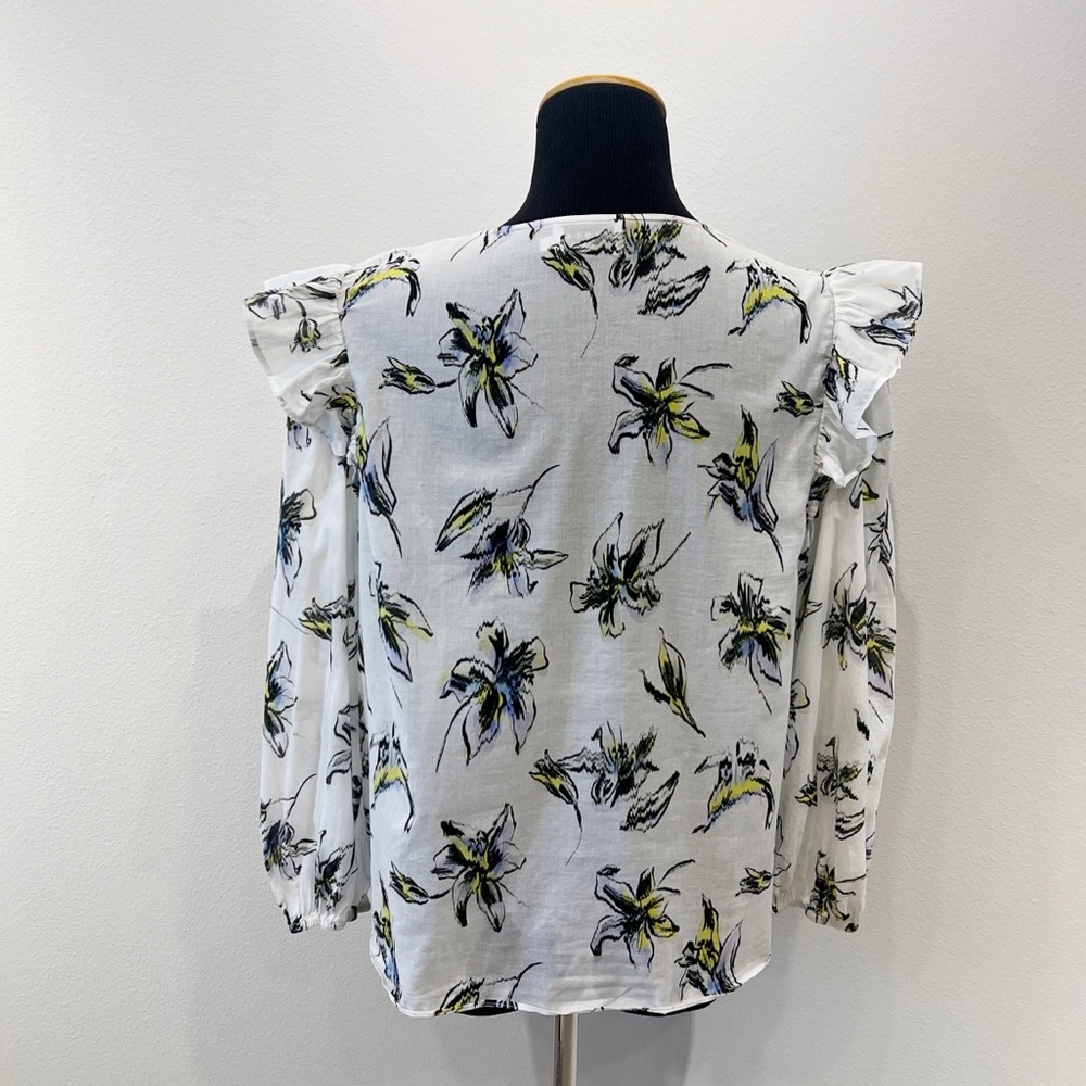 Tanya Taylor Delaney Floral Cotton Top - Picture 5 of 12